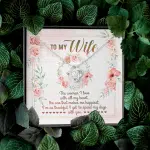 To My Wife From Husband The Woman I Love With All My Heart Love Knot Necklace - Valentines Necklace Gifts