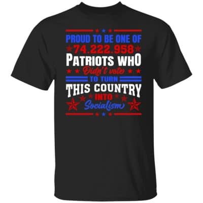 4VT. Proud To Be One Of Patriots, Black, Unisex T-Shirt