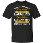 laugh tee, Black, Unisex T-Shirt