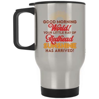 14 oz. Silver Travel Mug