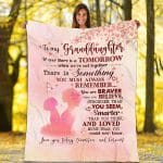 2. To My Granddaughter Blanket Mockup 1