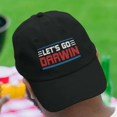 Let's Go Darwin Funny Political Twill Cap - Snapback Hat