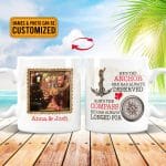Personalized He's The Anchor She Has Always Deserved She's The Compass He Has Always Longed For 2 Sides Coffee Mug