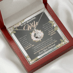 To My Beautiful Wife From Husband You Are My Queen Alluring Beauty Necklace - Anniversary Valentines Necklace