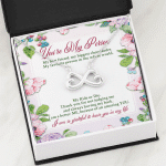 You're My Person My Best Friend My Biggest Cheerleader Infinity Heart Pendant Necklace - Bestie Gift Necklace