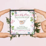 You're My Person My Best Friend My Biggest Cheerleader Interlocking Hearts Pendant Necklace - Bestie Gift Necklace