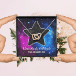 Custom Valentine Gifts Star Map Constellation Necklace Under This Sky It All Began Interlocking Hearts Pendant Necklace