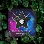 Custom Valentine Gifts Star Map Constellation Necklace Under This Sky It All Began Love Knot Pedant Necklace Custom Valentine Gifts Star Map Constellation Necklace Under This Sky It All Began Love Knot Pedant Necklace