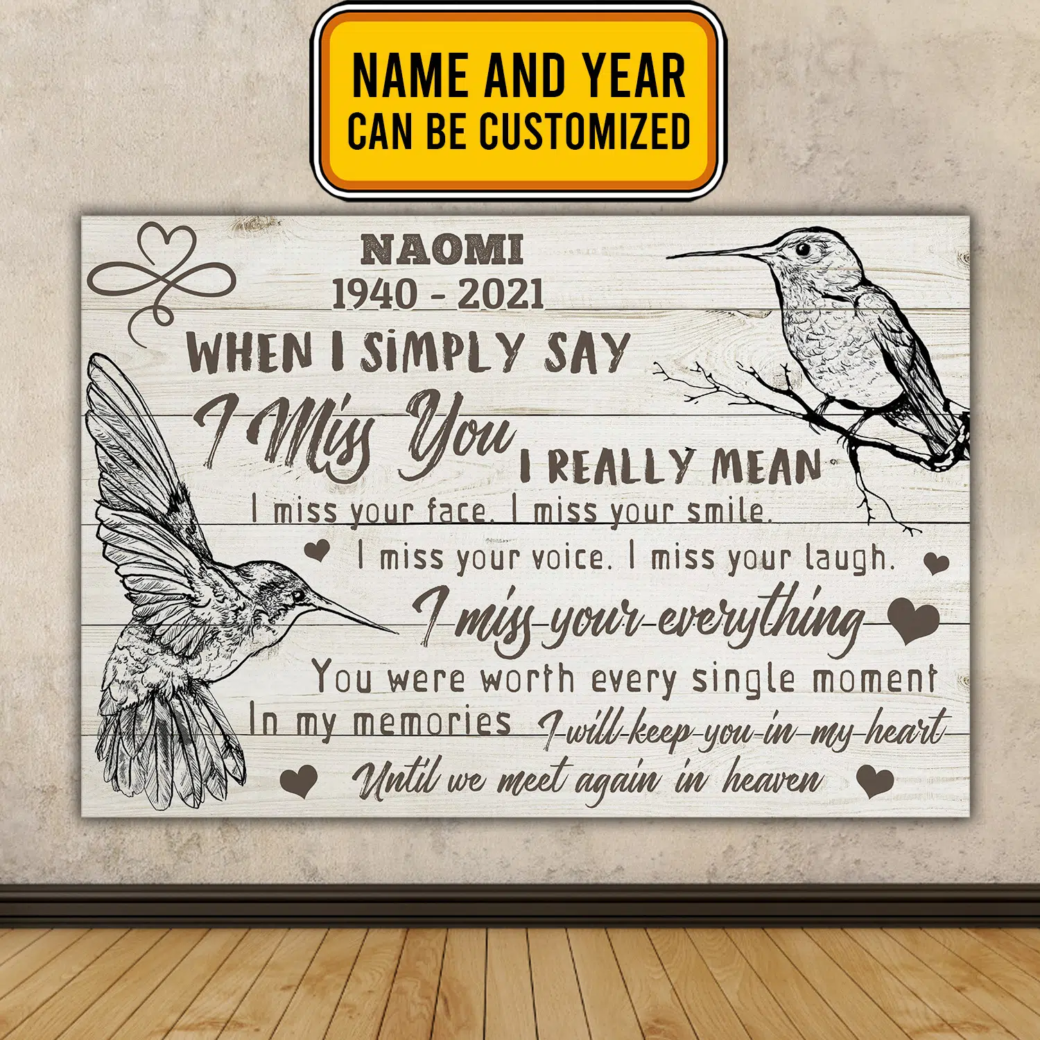 5VT. When I Simply Say Hummingbird canvas mk2
