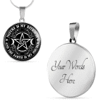 Nature Is My Religion And The Earth Is My Church Witch Luxury Circle Pendant Necklace Nature Is My Religion And The Earth Is My Church Witch Luxury Circle Pendant Necklace