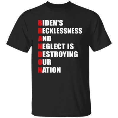 3 HG. Biden's Recklessness_tee, Black, Unisex T-Shirt