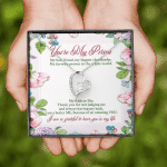 You're My Person My Best Friend My Biggest Cheerleader Forever Heart Pendant Necklace - Bestie Gift Necklace