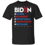 3VT. Biden Bizarre Incoherent, Black, Unisex T-Shirt