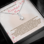 To My Boyfriend's Wonderful Mom I Will Forever Be Grateful For You Alluring Beauty Necklace