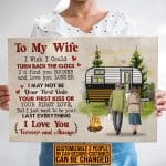 5VT. To My Wife I Wish I Could Old Couple RV canvas mk1