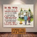 5VT. To My Wife I Wish I Could Old Couple RV canvas mk3