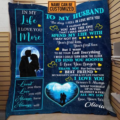 Personalized To My Husband The Day I Fell In Love With You I Realized That You Are The One Blanket - Sherpa Blanket
