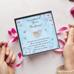 In Loving Memory Of Your Husband Interlocking Hearts Pendant Necklace - Husband Memorial Necklace