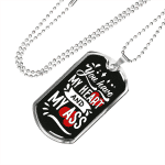 You Have My Heart And My Ass Dog Tag Pendant Necklace - Valentines Anniversary Gifts For Husband Boyfriend