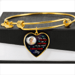 Personalized Photo The First And Last Thing Heart Pendant Necklace - Memorial Necklace Personalized Photo The First And Last Thing Heart Pendant Necklace - Memorial Necklace