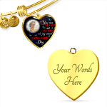 Personalized Photo The First And Last Thing Heart Pendant Necklace - Memorial Necklace Personalized Photo The First And Last Thing Heart Pendant Necklace - Memorial Necklace