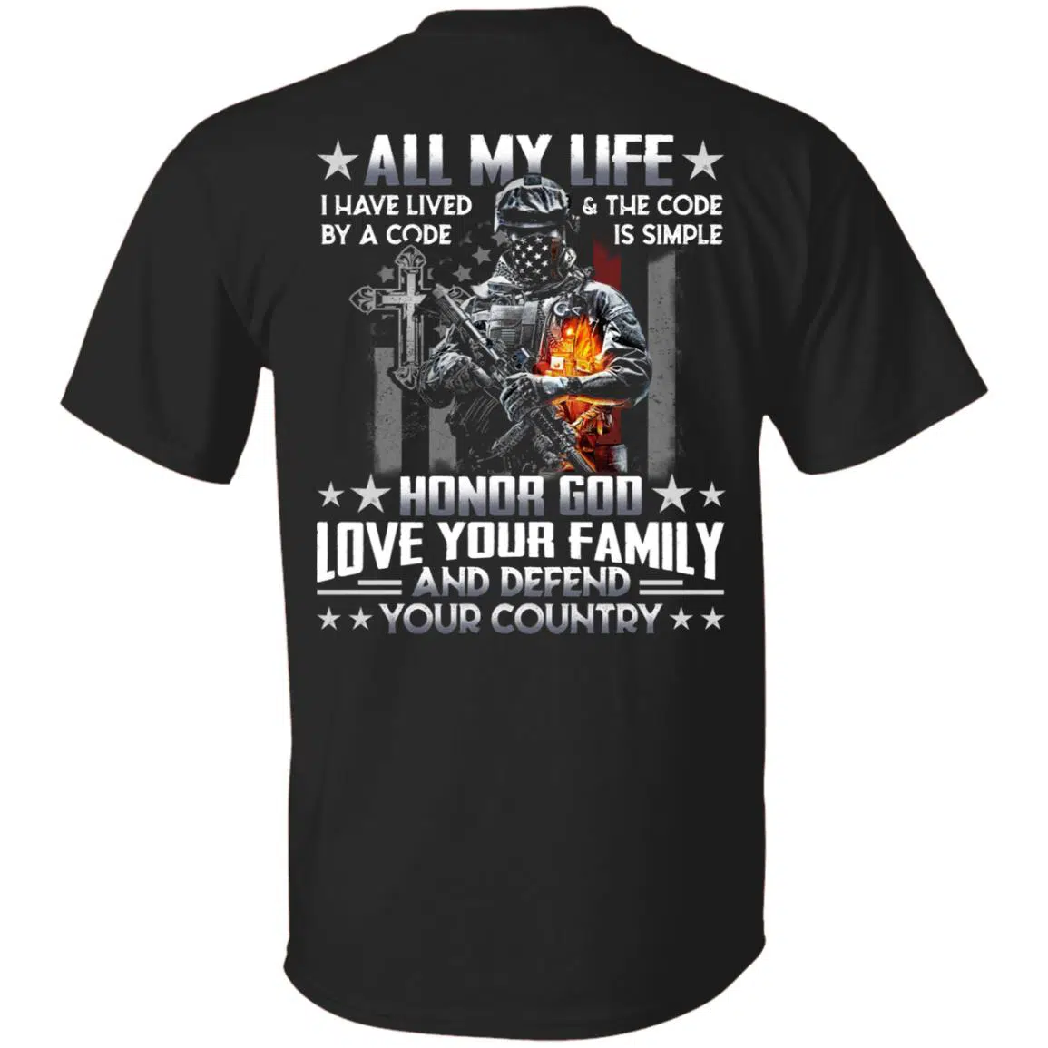 4VT. All My Life I Have Lived, Black, Unisex T-Shirt