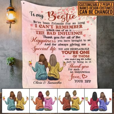 Personalized We've Been Friends For So Long Bestie Blanket - Custom Gift For Best Friend