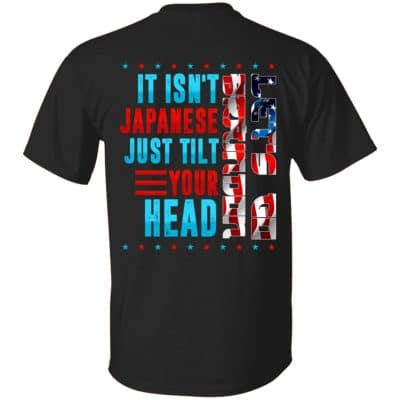 3TM UU TIEN. Japanese Tilt Your Head (5), Black, Unisex T-Shirt