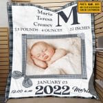 1. Baby Birth Blanket Mockup 3