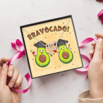 Bravocado Avocado Graduation Graduate Interlocking Hearts Pendant Necklace - College High School Jewelry Gift