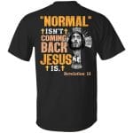 normal 1, Black, Unisex T-Shirt
