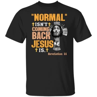 normal 1, Black, Unisex T-Shirt