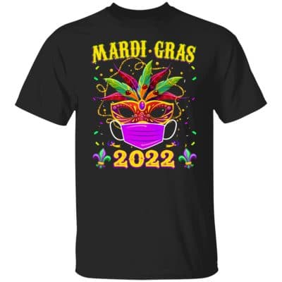 6. Mardi Gras 2022 - tee (5), Black, Unisex T-Shirt