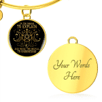 I'm Too Insane To Explain And You're Too Normal To Understand Witch Luxury Circle Pendant Necklace