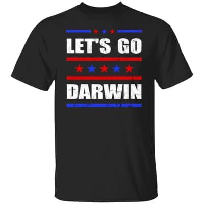 3VT. Let's Go Darwin, Black, Unisex T-Shirt