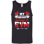2Th. My Heart Belongs To Gym, Black, Unisex Tank Top 2Th. My Heart Belongs To Gym, Black, Unisex Tank Top
