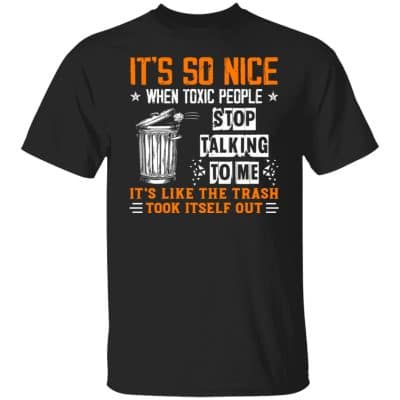 1O. Toxic People, Black, Unisex T-Shirt