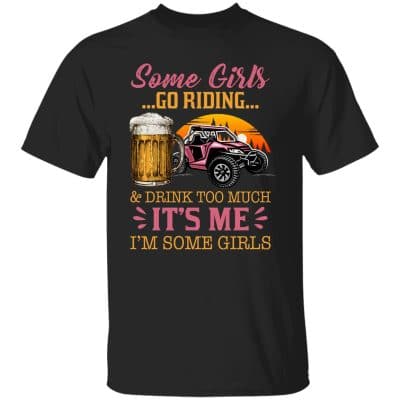 15 HG. Some Girls Go Riding (4), Black, Unisex T-Shirt