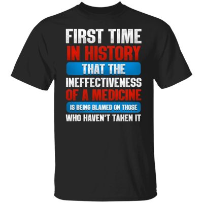 5VT. First Time In History, Black, Unisex T-Shirt