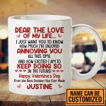 1VT. Dear The Love Of My Life mug mk2