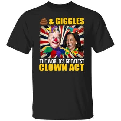 Shit And Giggles The World's Greatest, Black, Unisex T-Shirt