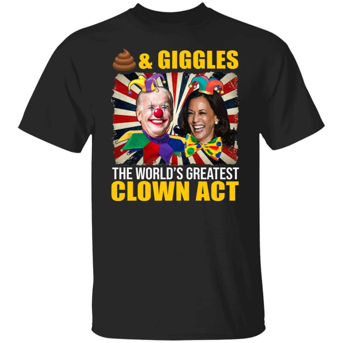 Shit And Giggles The World's Greatest, Black, Unisex T-Shirt