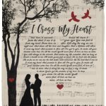 Cross My Heart, White, Cozy Plush Fleece Blanket - 30x40