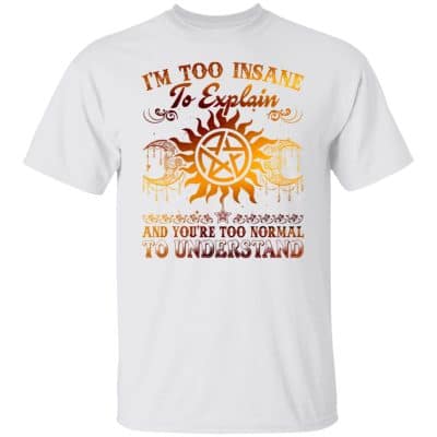 insane 1, White, Unisex T-Shirt