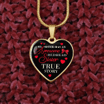 My Sister Has An Awesome Redhead Sister True Story Luxury Heart Pendant Necklace - Bangle - Redhead Gifts