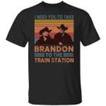 bran 2, Black, Unisex T-Shirt