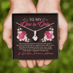 To My One And Only My Favorite Eyes To Look Into Are Yours Alluring Beauty Necklace - Valentines Gift For Her