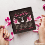 To My One And Only My Favorite Eyes To Look Into Are Yours Alluring Beauty Necklace - Valentines Gift For Her