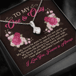 To My One And Only My Favorite Eyes To Look Into Are Yours Alluring Beauty Necklace - Valentines Gift For Her