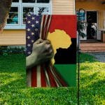 3O. Black History Month-30x40 (Side 2) Garden Flag Mockup 3